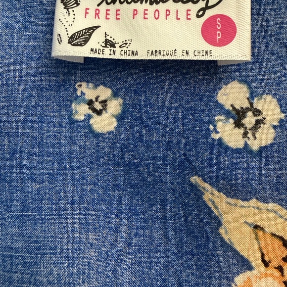 Free People Floral Trapeze Slip  Dress - Picture 4 of 6